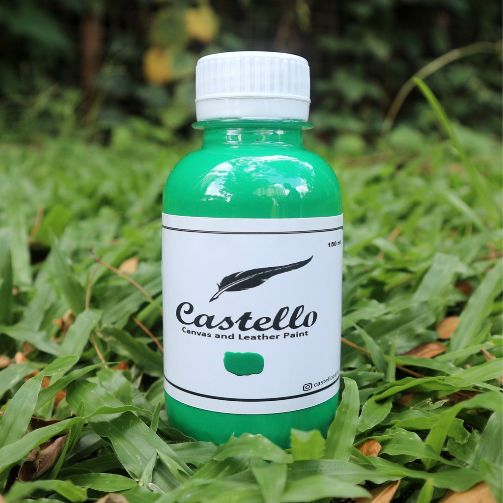 

Cat Castello Sepatu dan Tas Hijau Khusus Kulit & Kanvas