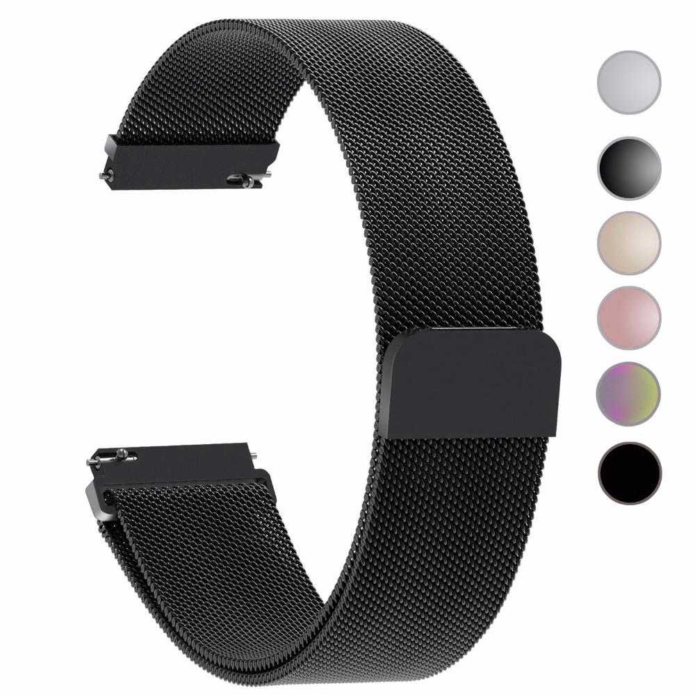 Stainless Steel Milanese Watchband Loop untuk for Samsung