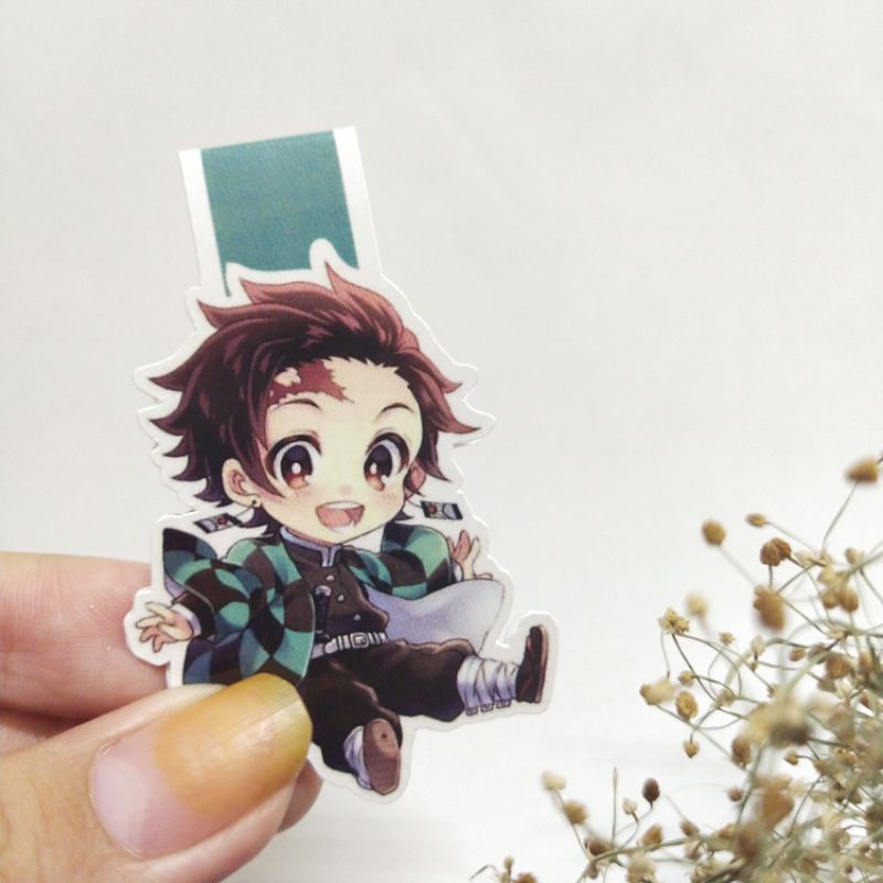 

Magnetic Bookmark Anime Custom Demon Slayer/Kimetsu no Yaiba - Pembatas Buku Magnet Lucu (READ DESC)