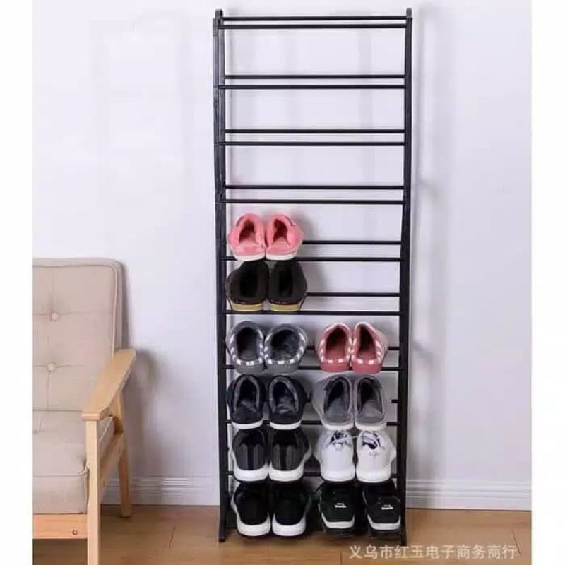 Rak sepatu tingkat/ Amazing shoes Rack kokoh dan serbaguna/ Rak hijab susun/Rak Jilbab Kerudung Selendang