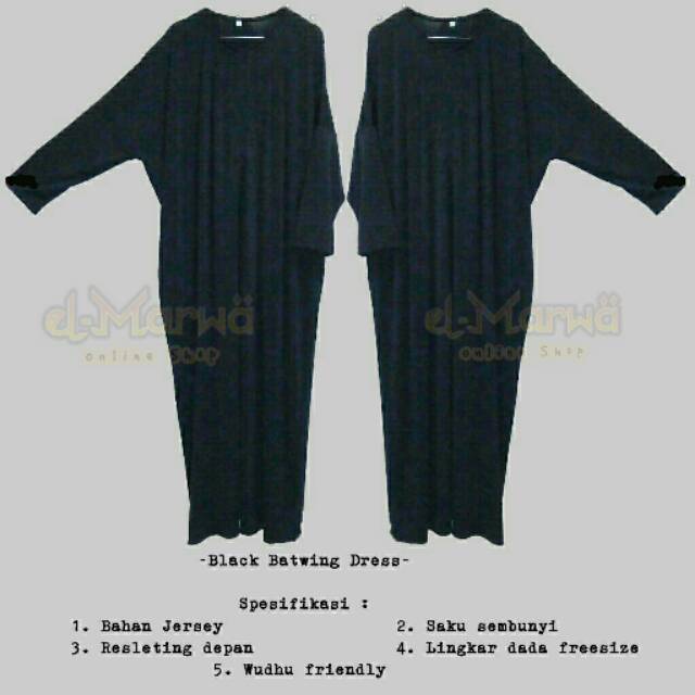 Batwing dress