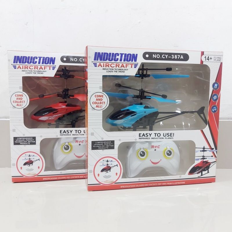 Khusus Dropship Rc Helikopter Remote Control - Mainan Helicopter Remot Kontrol Sensor