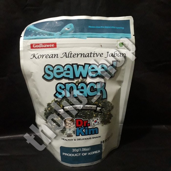 

godbawee dr.kim jaban seaweed snack original flavor 30 gram