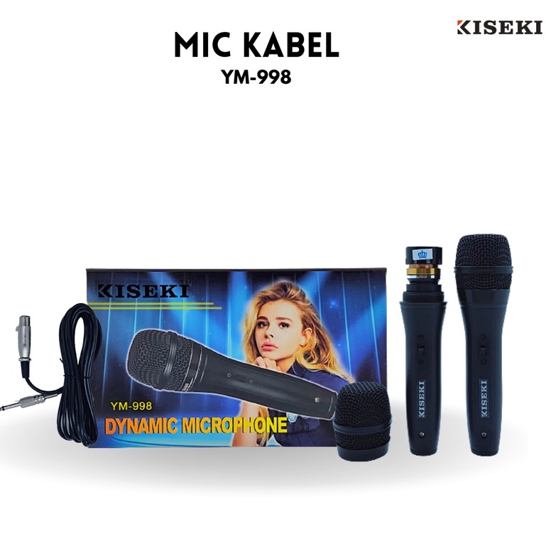Kiseki Mic Kabel Dynamic Microphone YM-998
