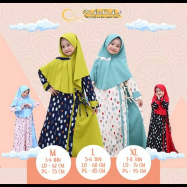 Gamis Humaira Monalisa anak
