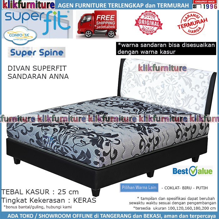 SUPER SPINE Superfit (set 160x200) Anna Comforta Springbed