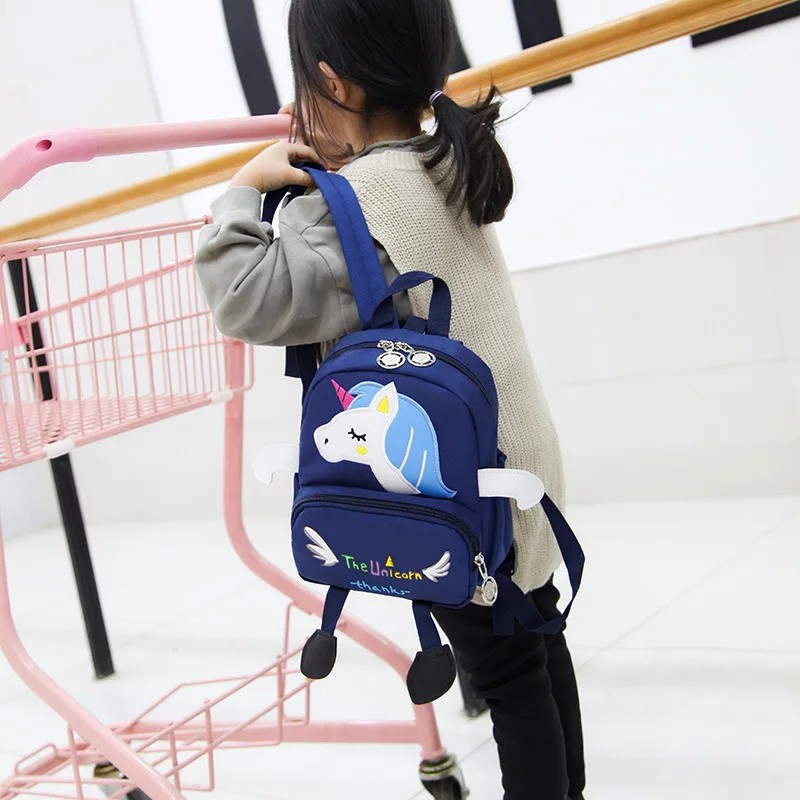 Tas Ransel Anak. Tas Sekolah Perempuan Karakter Kuda Unicorn