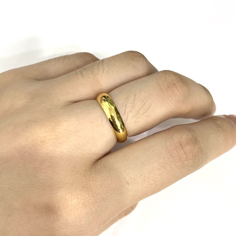 Cincin Polos 1.5graman dan 2graman Cincin Kawin Emas Asli Kadar 700 dan 875