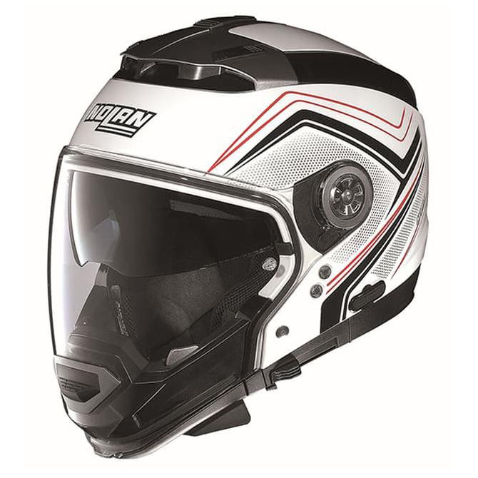 Helm Nolan N44 Evo Como Metal White terbaru