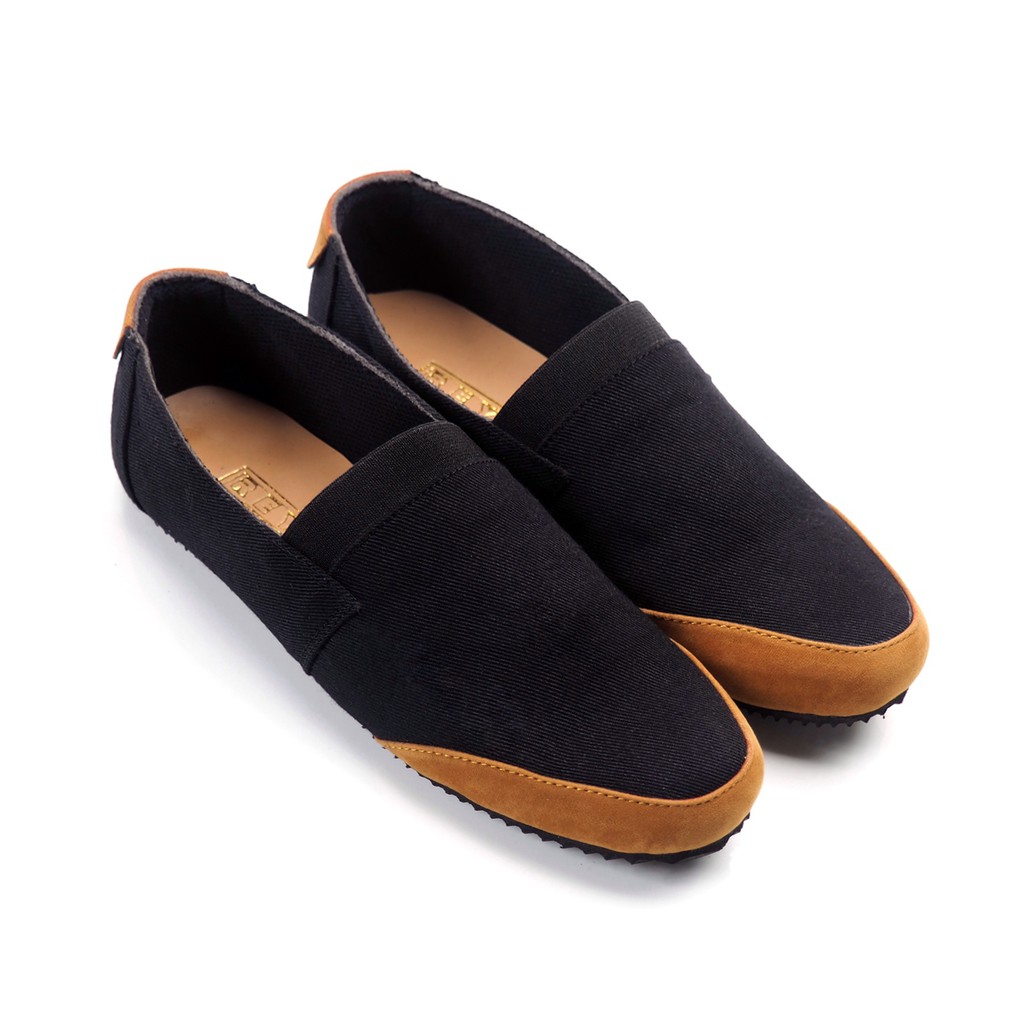 TONE 0.2 BLACK |FORIND x Reyl| Sepatu Canvas Vintage Klasik Casual Pria Boat Ori Original Footwear