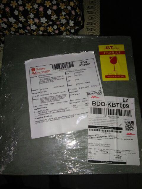 Jam Dinding Murah Kado Nikahan Ultah Kelulusan Custom