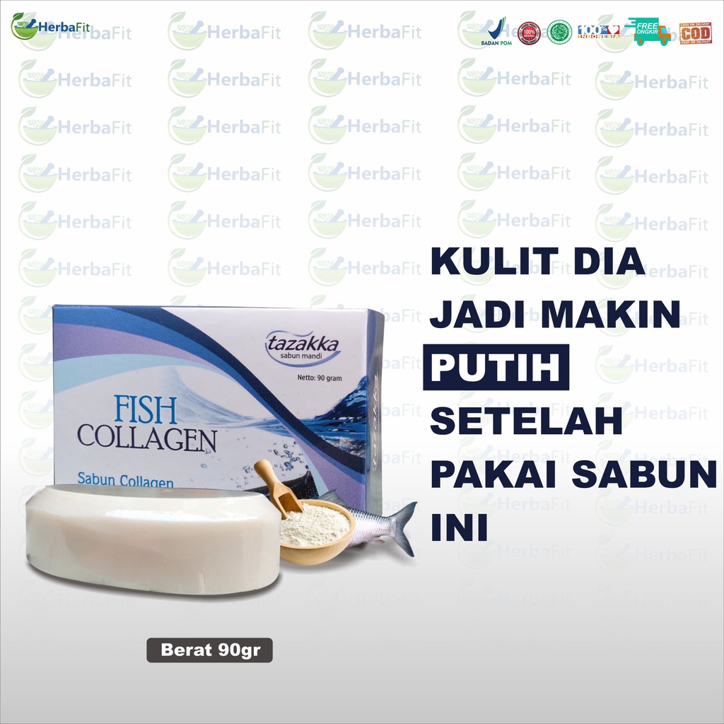 sabun pemutih collagen soap skin cleansing bar sabun batang original produk halal bpom isi 90gr