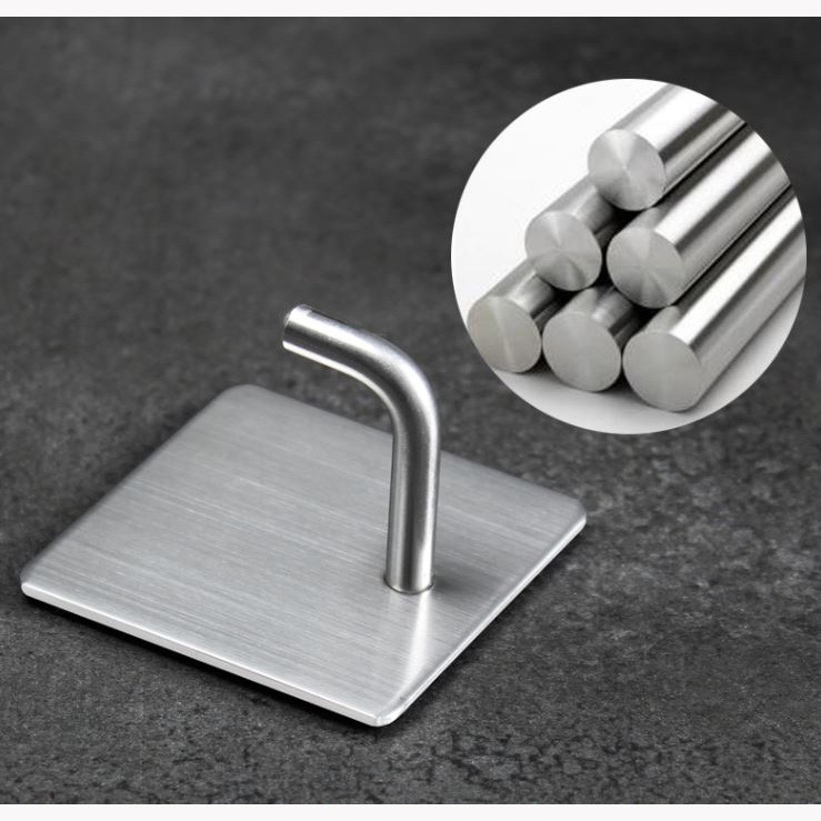 KHGDNOR Gantungan Dinding Kapstok Hook Hanger Stainless Steel