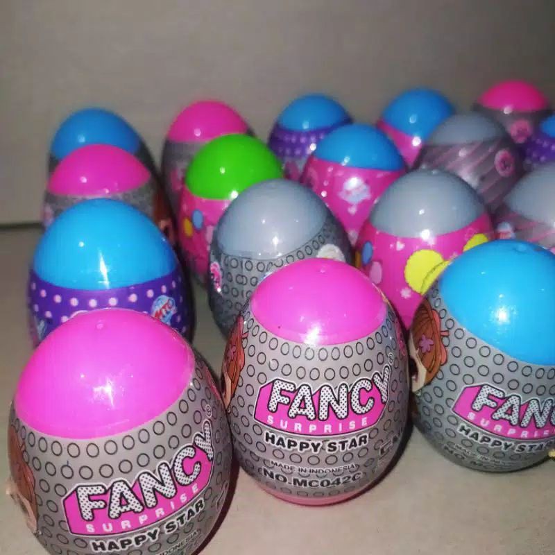 10pcs mainan telor teloran