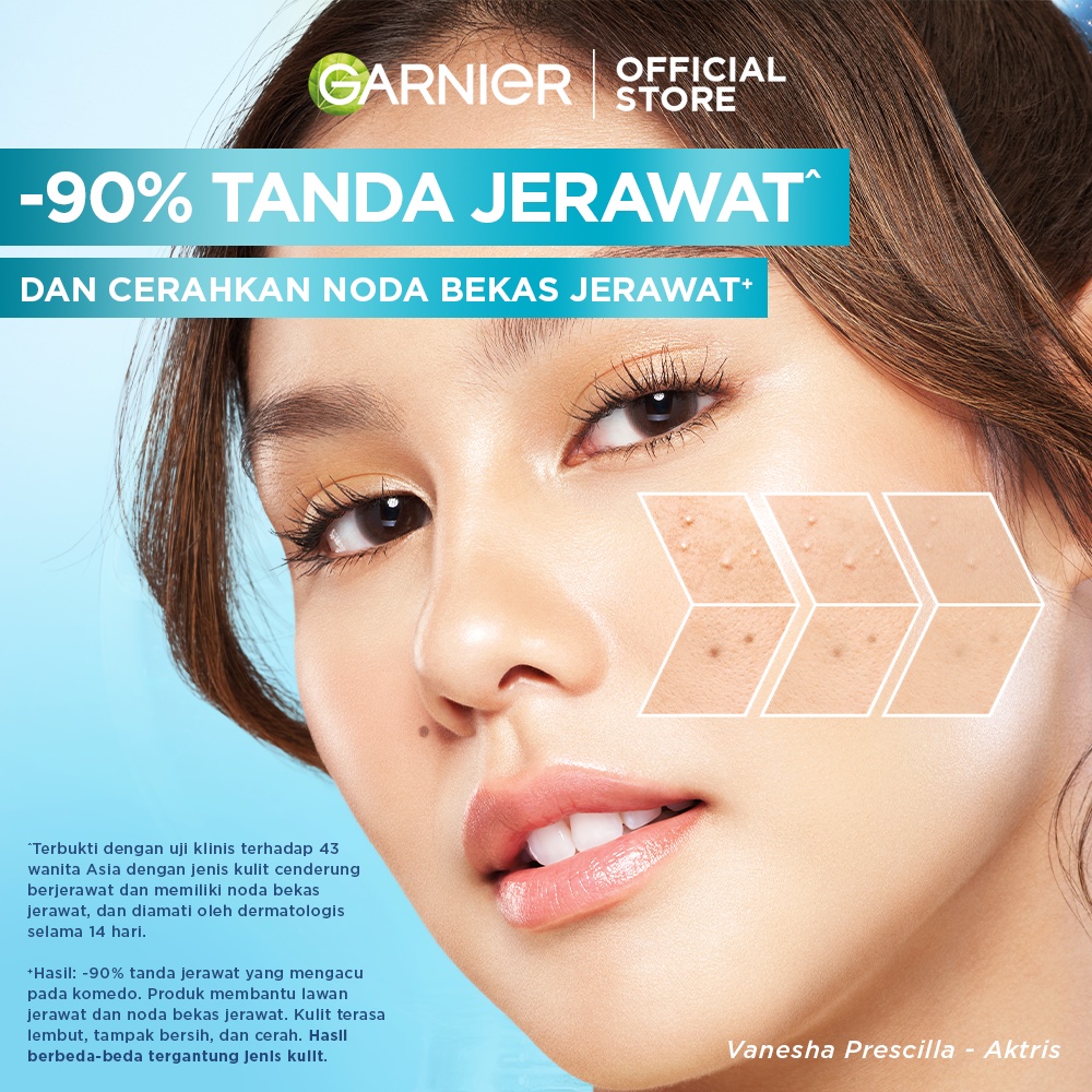 ☘️Yuri Kosmetik☘️ Garnier Bright Complete 3in1 Anti Acne Serum 7,5ml / Serum Anti Jerawat 7.5ml