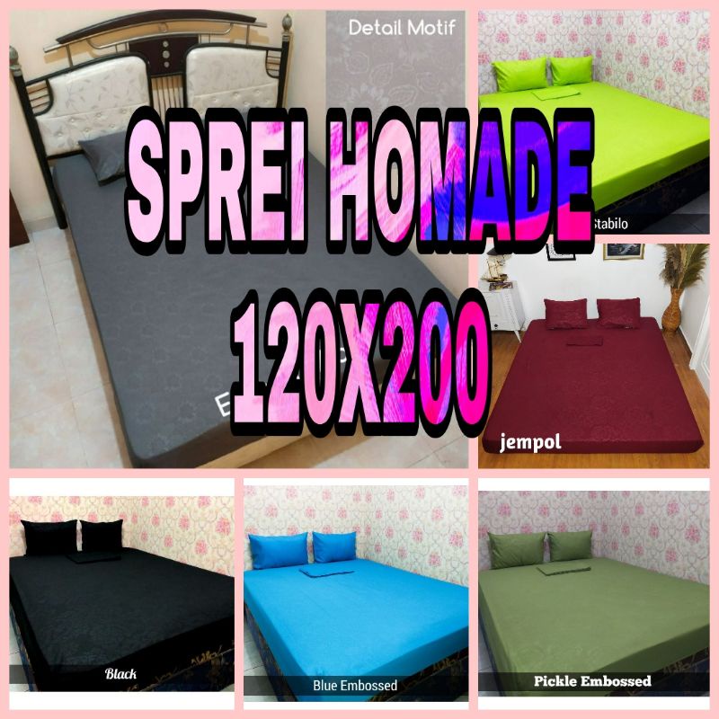 SPREI Set Embos Polosan HOMADE MURAH ADEM [ 120 | 100 | 90 ] atau Single Bed nomer 3