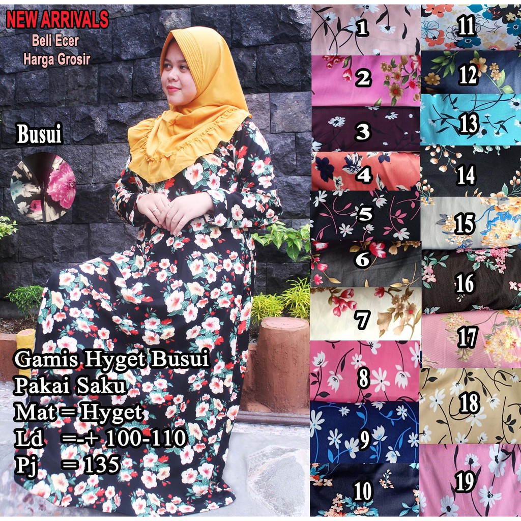 Gamis Pakai Saku TEBALJUMBOGAMIS MURAH / GAMIS hyget /GAMIS 30RIBUAN/GAMIS TERLARIS  Diskon