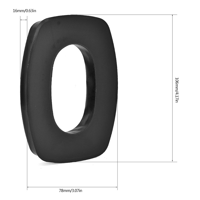 Cre Sightlines Bantalan Gel Pelindung Telinga Untuk Howard Leight Oleh Honeywell Impact Electronic Shooting Hunting