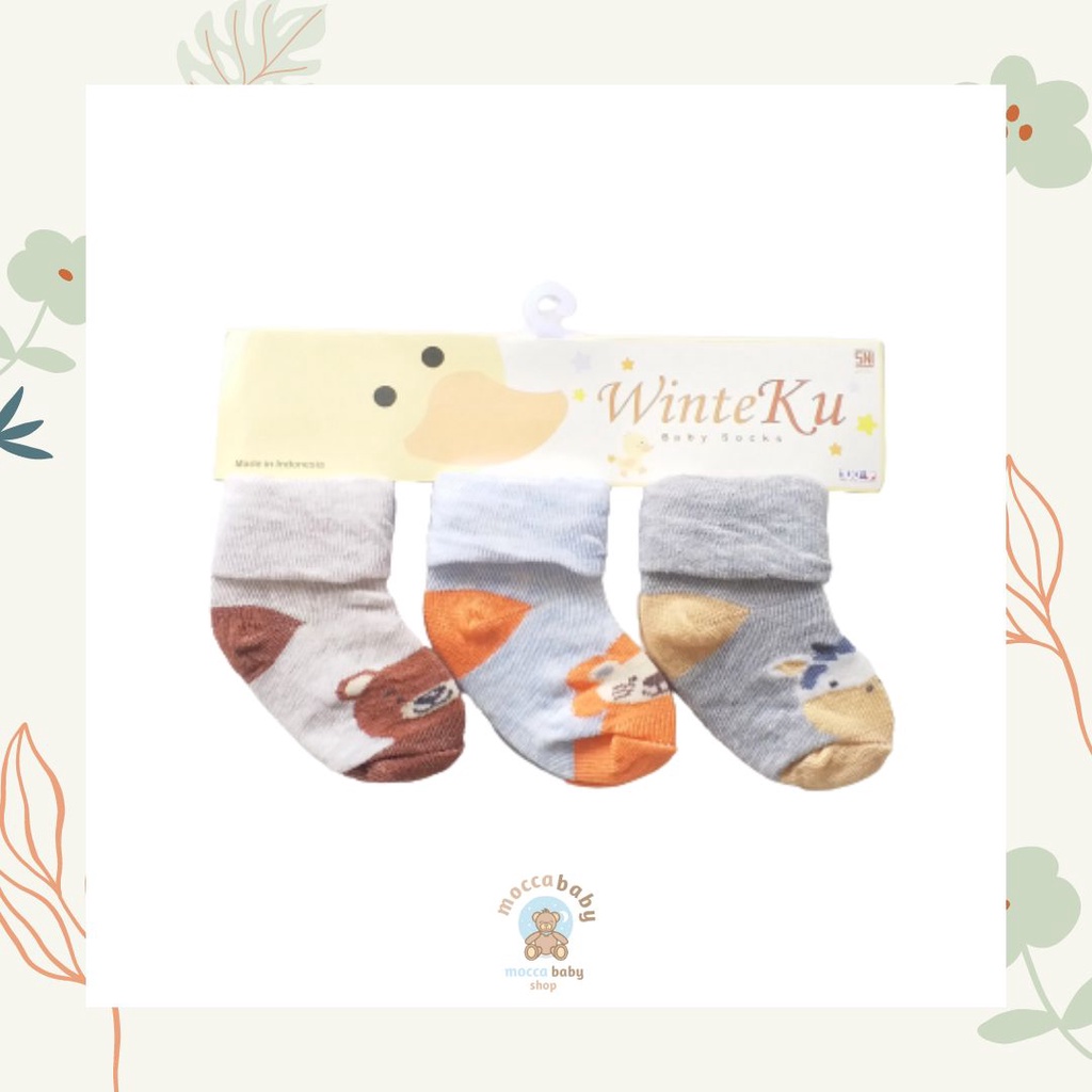 MBSS BISA PILIH MOTIF!!! WINTEKU Kaos Kaki Anak Bayi Non-slip Kaus Kaki Katun / Baby Socks P7