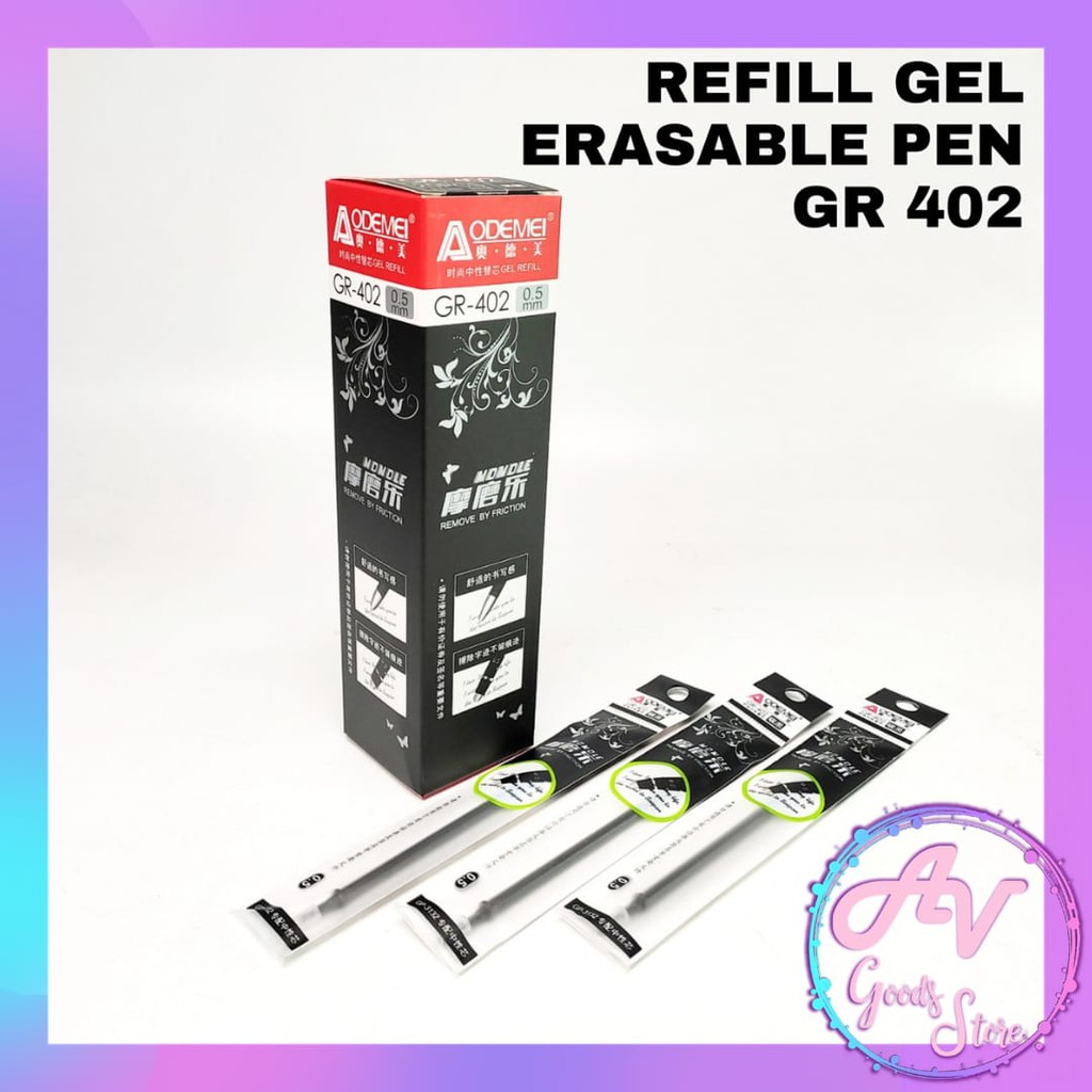 

refill gel erasable pen / isi ulang pulpen hapus / isi ulang ballpoint hapus GR402