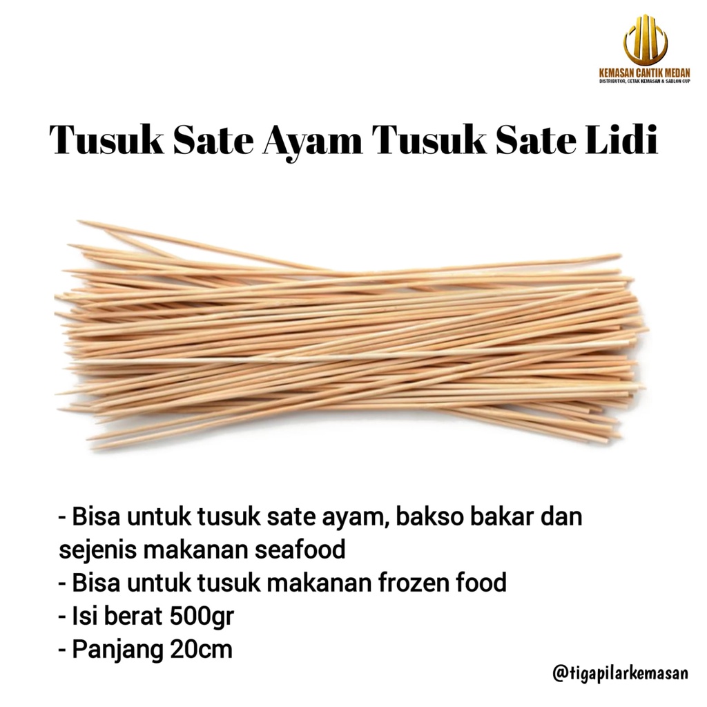 tusuk sate ayam/tusuk sate lidi