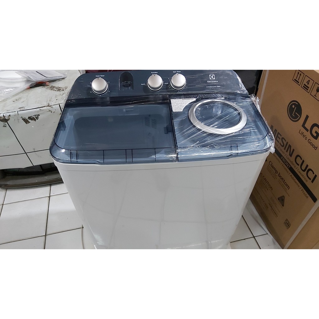 Mesin Cuci Electrolux 2 tabung EWS98262 EWS 98262 8 kg Twin tub