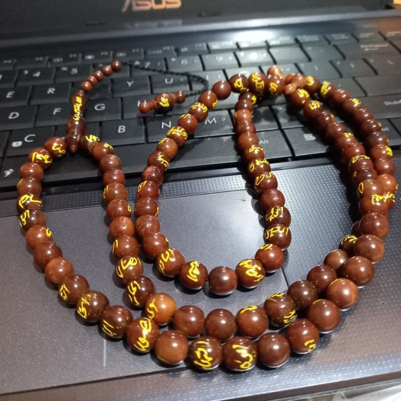 Tasbih kaoka ukir Asmaul Husna tasbih kaokah asli tasbih kaokah 99butir yasbih kaokah asli original