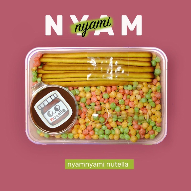 

TERENAK !! Nyamnyam MIXNYAMII SELAI NUTELLA ASLI dari Nyamnyamii. Aman untuk anak-anak