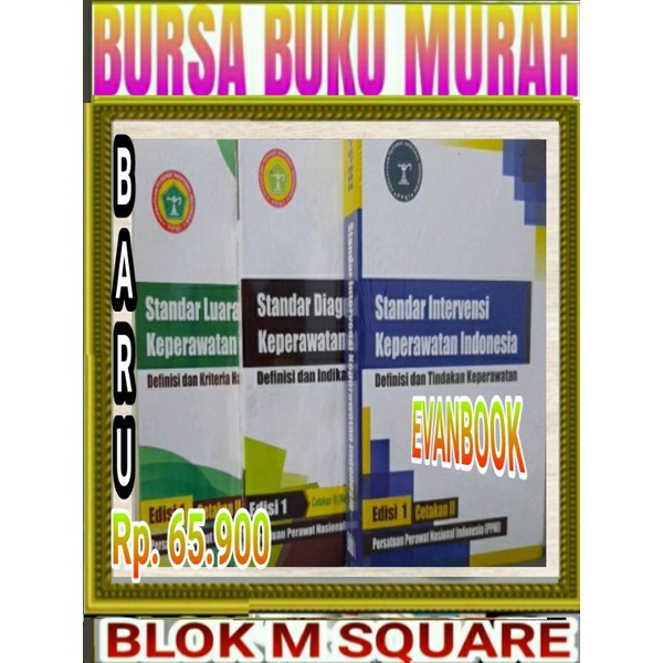 

BESTSELLER Paket 3 Buku PPNI - SIKI SDKI SLKI Terlaris