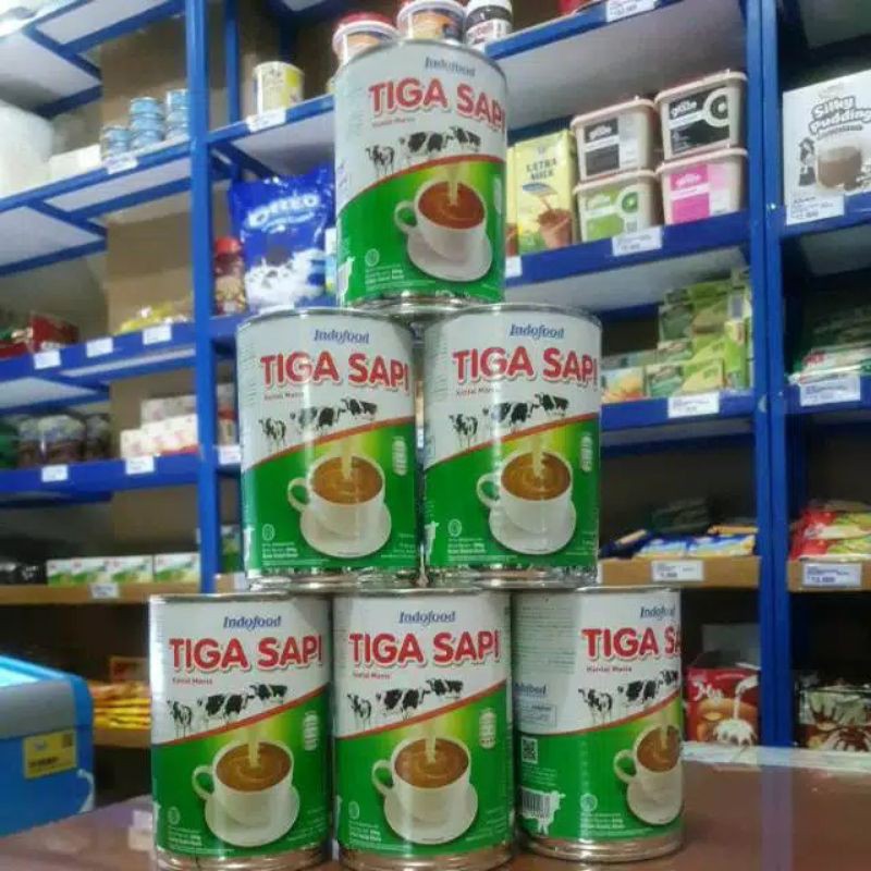 Susu kaleng tiga sapi