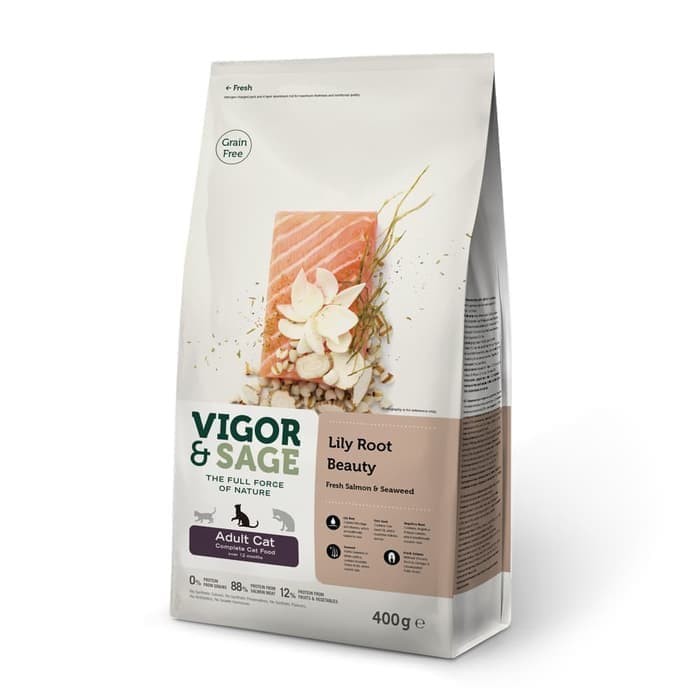 Vigor & Sage Adult Beauty Cat Food x Royal CaninProplanScience Diet