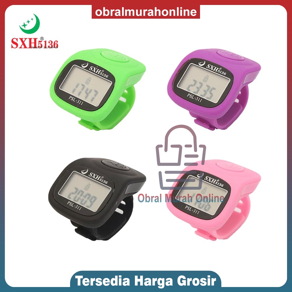 Tasbih Digital Premium LED Alarm (Alarm Setting berapapun)