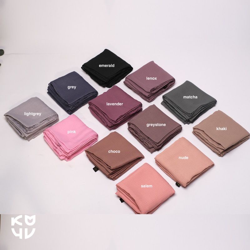Hijab Segiempat Potton Waffle New By Koyu