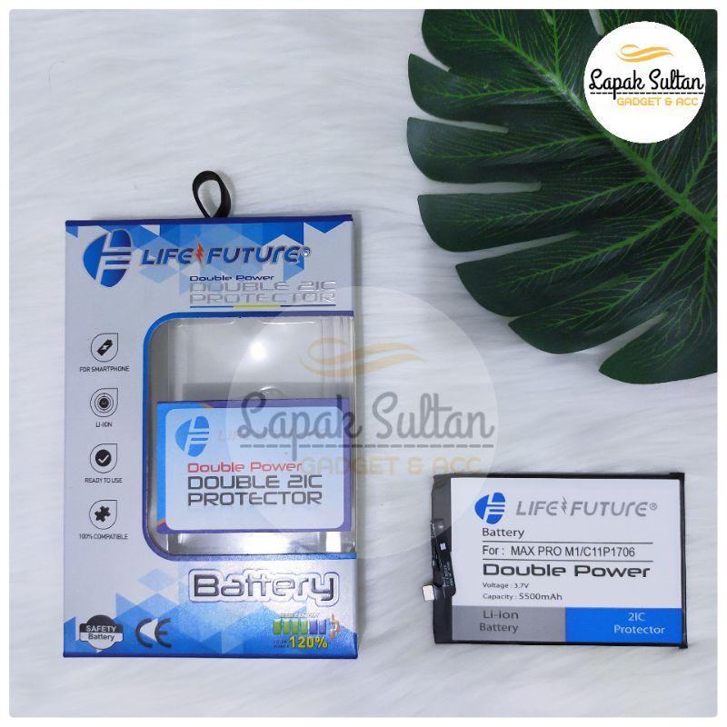 BATRE BATERAI ASUS MAX PRO M1 C11P1706 LIFE FUTURE DOUBLE 2IC