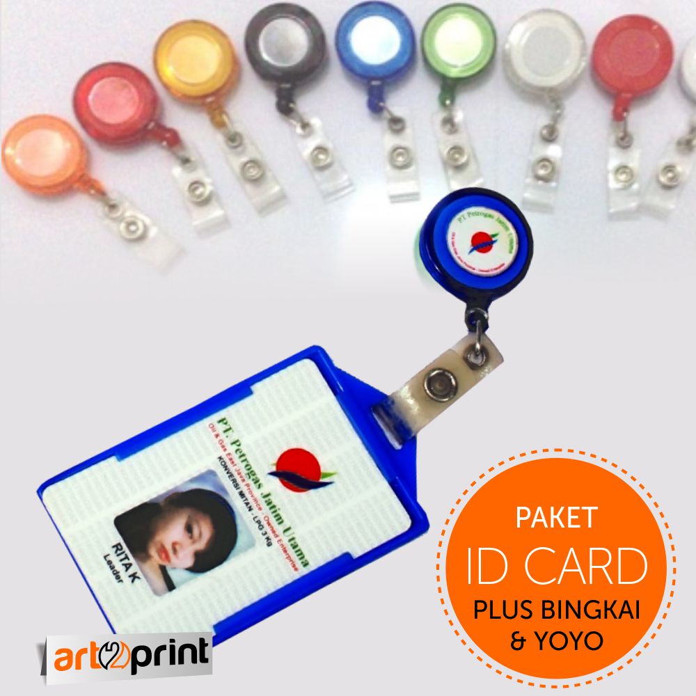 

Paket ID Card Yoyo + Bingkai