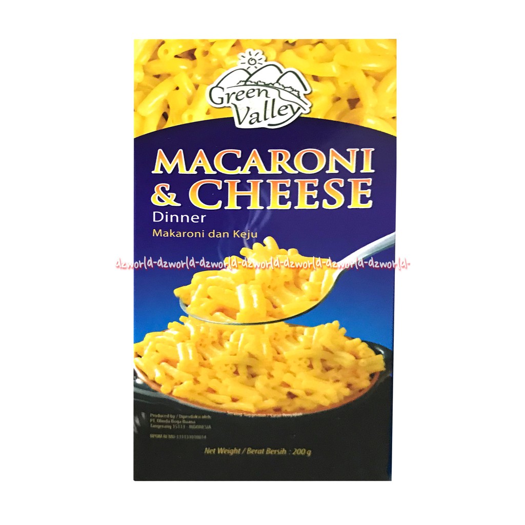 Green Valey Macaroni And Cheese Makaroni Keju 200gr