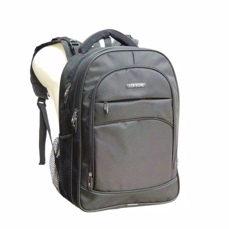 Tas Punggung Ransel Laptop Pelajar SMP SMA SMK Kuliah Tas Kerja Rapi Ransel Kapasitas Besar Tas Travel Kancing Solid Sederhana Harajuku Chic Fashion Retro Uniseks High Street