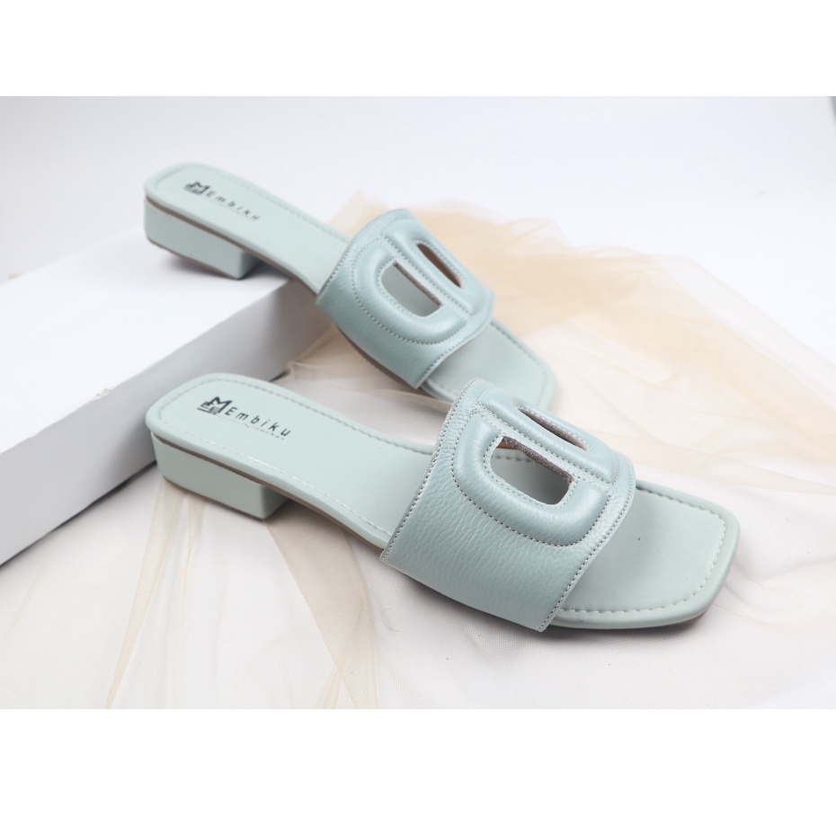 Sandal wanita kulit asli garut / sandal kulit wanita hak tahu / model cd