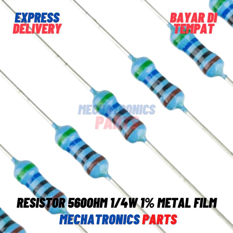 [PAS-0061] 10X RESISTOR 560OHM METAL FILM 1/4W 1%