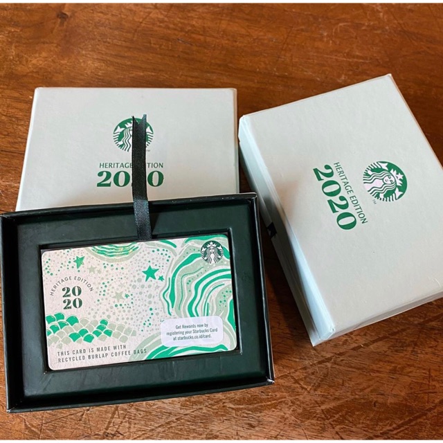 Starbuks Reserve Heritage Card 2020 Indonesia - LIMITED EDITION Exclusive with Box