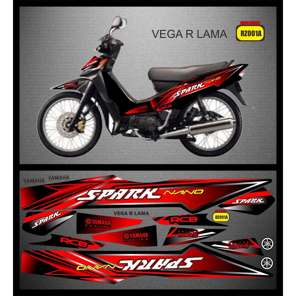 Striping yamaha vega r lama / decal yamaha vega r lama / variasi yamaha vega r lama