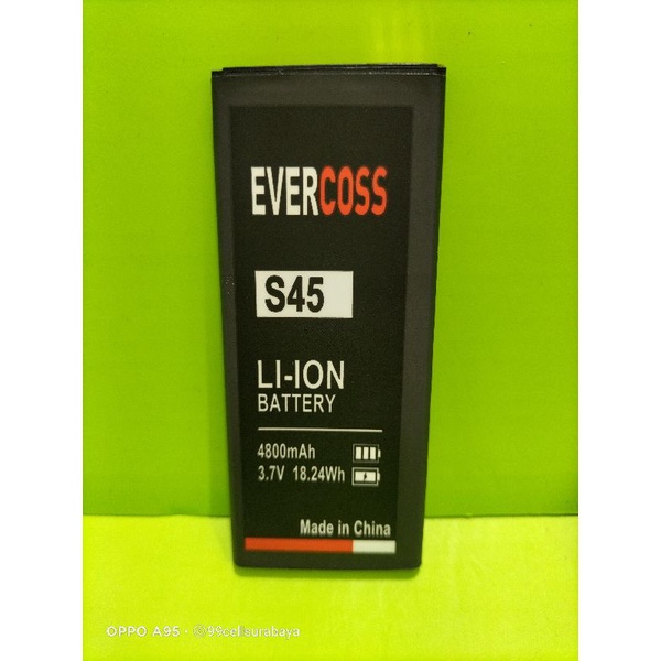 Baterai battery batrai batre Evercoss S45 original
