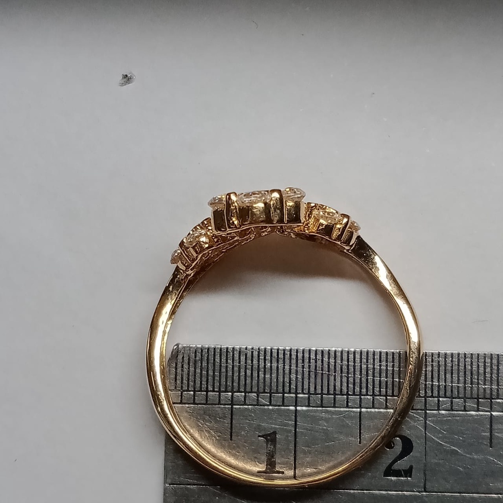 Cincin Emas 17K - 3.15 gr Kadar 750 - 526