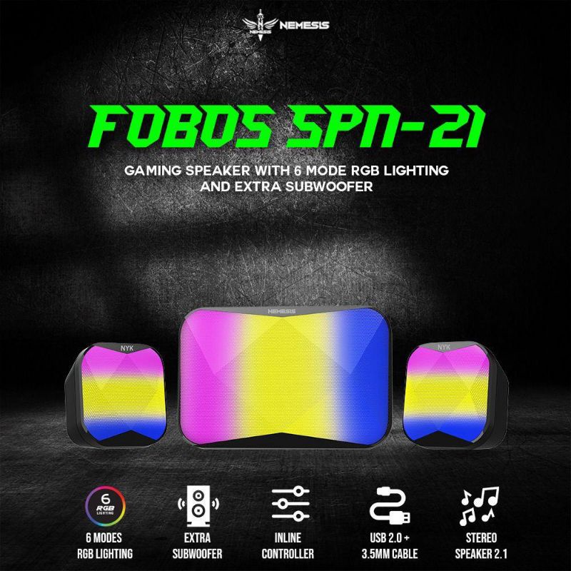 speaker nyk nemesis RGB fobos spn-21