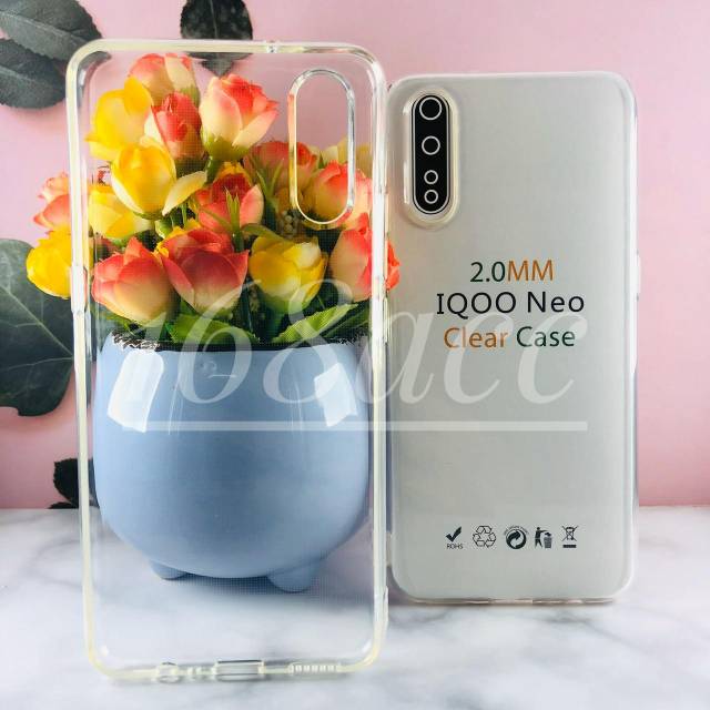 Silikon Jelly Soft Case Bening Vivo IQOO Neo Softcase Anti Crack Premium Bahan Tebal