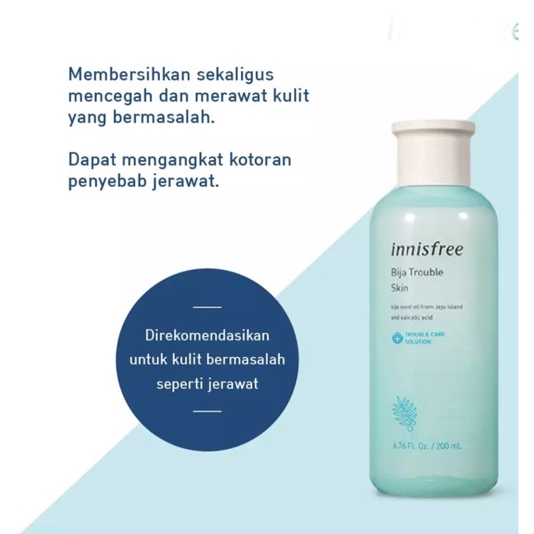 Innisfree Bija Trouble Skin Toner 200ml