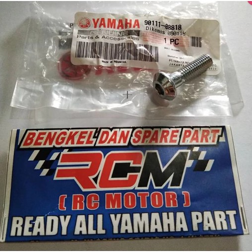 Bolt Baut Di Kupingan Lampu Di batok depan dpn Rx King rxking rxk Scorpio Vixion old lama ovi ori original yamaha ygp asli hrga perbji 90111-08818