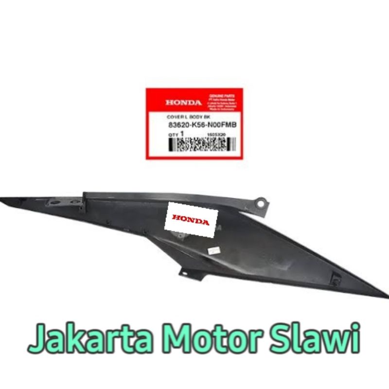 83620-K56-N00FMB Body belakang sonic 150r warna hitam kilap ori Honda