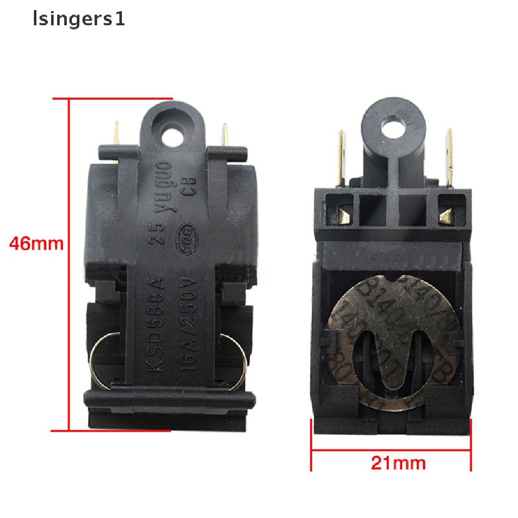 (lsingers1) 2pcs 13A / 16A Power ​Ketel Elektrik Termostat Untuk Aksesoris Dapur