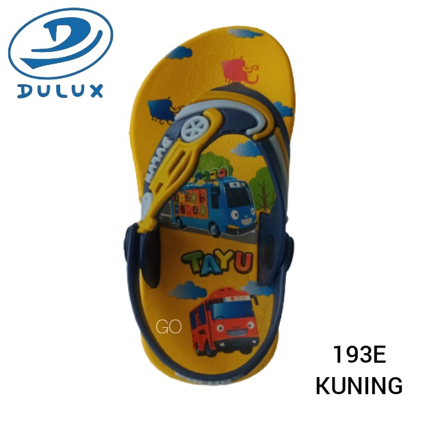 gos DULUX 193 E Sandal Jepit Anak terbaru Warna Warni Karakter Tayo